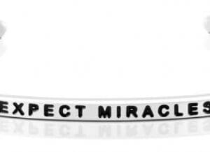 Expect Miracles möntruband silfur