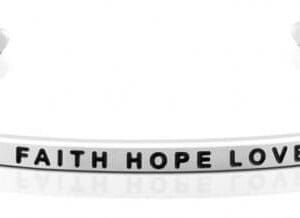 Faith, hope, love. Silfur