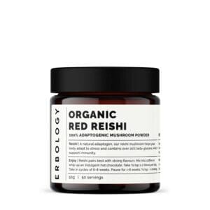 Reishi, rauður og lífrænn fyrir slökun og svefn