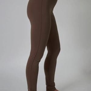 LEGGINGS. Háar upp í mitti. Ljósbrúnar. Lífrænar