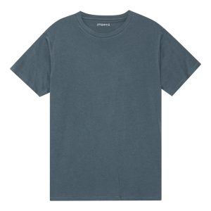 Lífrænn unisex stuttermabolur úr lífænni bómull. Blár